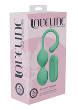 Load image into Gallery viewer, Loveline Pelvifit Beads 10 Function Vibrating Rechargeable Silicone Kegel Vibe with Remote Control - Green
