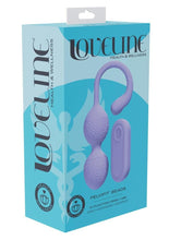 Load image into Gallery viewer, Loveline Pelvifit Beads 10 Function Vibrating Rechargeable Silicone Kegel Vibe with Remote Control - Lavender/Purple
