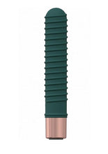 Load image into Gallery viewer, Loveline Poise Silicone Rechargeable 10 Speed Mini Vibrator - Forest - Green

