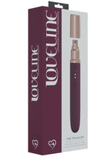 Load image into Gallery viewer, Loveline The Traveler Rechargeable 10 Speed Travel Vibe - Burgundy
