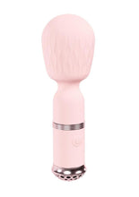 Load image into Gallery viewer, Loveline Velour 10 Function Rechargeable Silicone Mini-Wand - Pink
