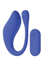 Load image into Gallery viewer, Loveline Velvet G-Spot 10 Function Rechargeable Silicone Vibrator with Remote Control
