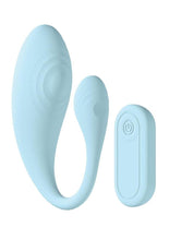 Load image into Gallery viewer, Loveline Wave C-Shape 10 Function Rechargeable Silicone Vibrator with Remote Control
