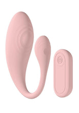 Load image into Gallery viewer, Loveline Wave C-Shape Vibe 10 Function Silicone Rechargeable Vibrator with Remote
