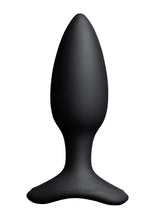 Load image into Gallery viewer, Lovense Hush 2 Rechargeable App Compatible Silicone Vibrating Anal Plug - Black - 1.5in
