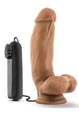 Load image into Gallery viewer, Loverboy Mma Fighter Vibrating Cock with Balls - Brown/Caramel - 7in
