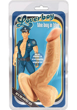 Load image into Gallery viewer, Loverboy The Boy In Blue Dildo with Balls - Flesh/Vanilla - 6.5in
