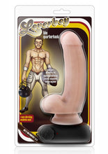 Load image into Gallery viewer, Loverboy The Quarterback Vibrating Dildo with Balls - Vanilla - 7in
