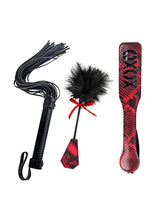 Load image into Gallery viewer, Lovers Kits Whip, Tickle and Paddle
