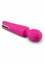 Load image into Gallery viewer, Lush Allana Velvet Rechargeable Silicone Wand Vibrator
