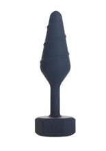 Load image into Gallery viewer, Lux Active Twist Rechargeable Silicone Anal Plug - Blue - Small
