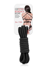 Load image into Gallery viewer, Lux Fetish Bondage Rope - Black - 10ft
