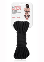 Load image into Gallery viewer, Lux Fetish Bondage Rope - Black - 10m
