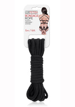 Load image into Gallery viewer, Lux Fetish Bondage Rope - Black - 5m
