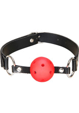 Load image into Gallery viewer, Lux Fetish Breathable Ball Gag - Red
