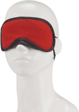Load image into Gallery viewer, Lux Fetish Peek-A-Boo Love Mask - Red
