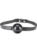 Load image into Gallery viewer, Lux Fetish Silicone Ball Gag - Black
