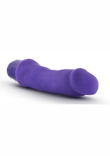 Load image into Gallery viewer, Luxe Marco Silicone Vibrating Dildo - Purple - 7.75in

