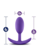 Load image into Gallery viewer, Luxe Wearable Vibra Slim Plug Silicone Butt Plug
