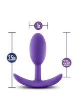 Load image into Gallery viewer, Luxe Wearable Vibra Slim Plug Silicone Butt Plug
