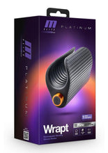 Load image into Gallery viewer, M Elite Platinum Wrapt Rechargeable Silicone Dual End Pussy Masturbator - Black
