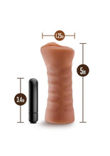 Load image into Gallery viewer, M For Men Julieta Vibrating Masturbator with Bullet - Pussy
