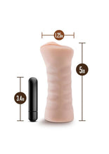 Load image into Gallery viewer, M For Men Rain Vibrating Masturbator with Bullet - Pussy
