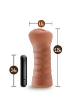 Load image into Gallery viewer, M For Men Sofia Vibrating Masturbator with Bullet - Pussy
