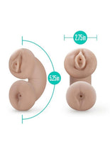 Load image into Gallery viewer, M For Men Soft and Wet Double Trouble Glow In The Dark Masturbator
