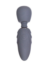 Load image into Gallery viewer, M'lady Rechargeable Silicone Tiny Vibrating Wand - Grey
