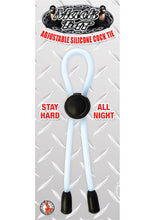 Load image into Gallery viewer, Mack Tuff Adjustable Silicone Cock Tie Cock Ring - Clear
