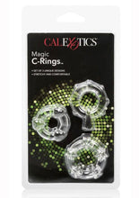 Load image into Gallery viewer, Magic C-Rings Cock Rings - Clear - 3 Piece Set
