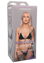 Load image into Gallery viewer, Main Squeeze Girls Of Social Media @Layna.me Ultraskyn Masturbator - Pussy - Flesh/Vanilla
