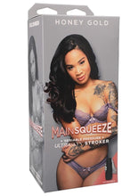 Load image into Gallery viewer, Main Squeeze Honey Gold Ultraskyn Masturbator - Pussy - Brown/Caramel
