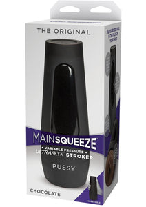 Main Squeeze The Original Ultraskyn Masturbator - Pussy - Black/Chocolate