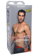 Load image into Gallery viewer, Man Squeeze Randy Ultraskyn Masturbator - Butt - Vanilla
