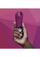 Load image into Gallery viewer, Manta Silicone Vibrating Sleeve - Garnet
