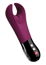 Load image into Gallery viewer, Manta Silicone Vibrating Sleeve - Garnet - Magenta/Purple
