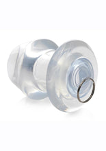 Load image into Gallery viewer, Master Series Ass Bung Clear Hollow Anal Dilator - Clear - Medium - 3in

