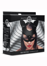 Load image into Gallery viewer, Master Series Bad Kitten Leather Cat Mask - Black
