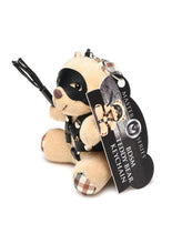 Load image into Gallery viewer, Master Series BDSM Teddy Bear Keychain - Tan
