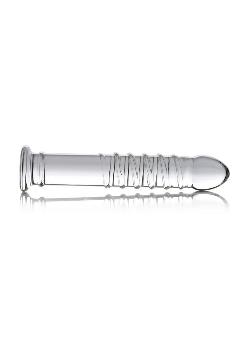 Master Series Behemoth Ribbed XL Dildo 12.25in - Glass Pleasures & Treasures Master Series Behemoth Ribbed XL Dildo 12.25in - Glass Pleasures & Treasures