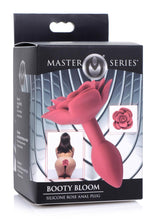 Load image into Gallery viewer, Master Series Booty Bloom Silicone Rose Anal Plug - Red - Small
