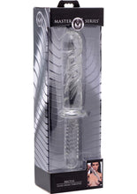 Load image into Gallery viewer, Master Series Brutus Glass Dildo Thruster - Clear
