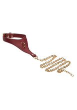 Load image into Gallery viewer, Master Series Captivate Collar with Body Chain - Red
