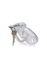 Load image into Gallery viewer, Master Series Clear Captor Chastity Cage with Keys
