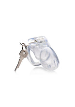 Load image into Gallery viewer, Master Series Clear Captor Chastity Cage with Keys
