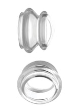 Load image into Gallery viewer, Master Series Clear Plungers Silicone Nipple Suckers - Clear - Large
