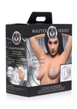 Load image into Gallery viewer, Master Series Clear Plungers Silicone Nipple Suckers - Clear - Large
