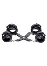 Load image into Gallery viewer, Master Series Concede Wrist and Ankle Restraint - Black - Set
